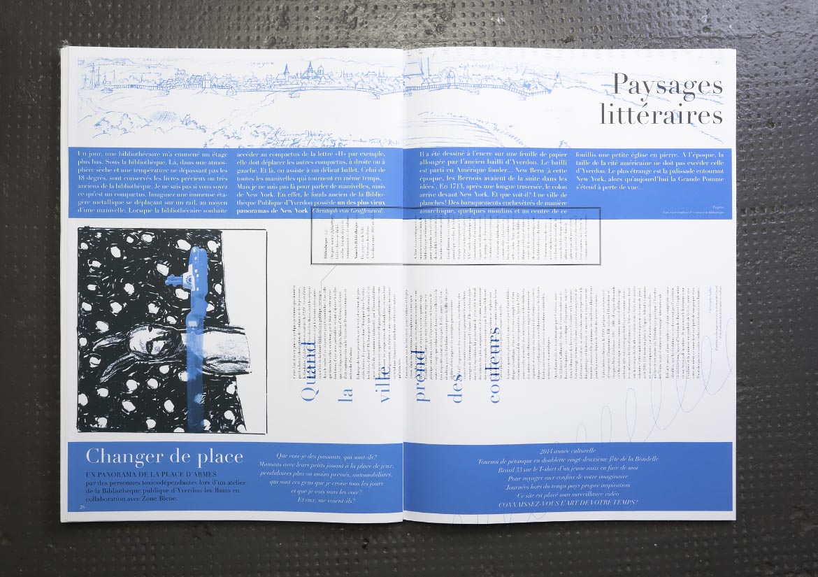 Emoi 2015 - cultural magazine, design: Thierry Schulé